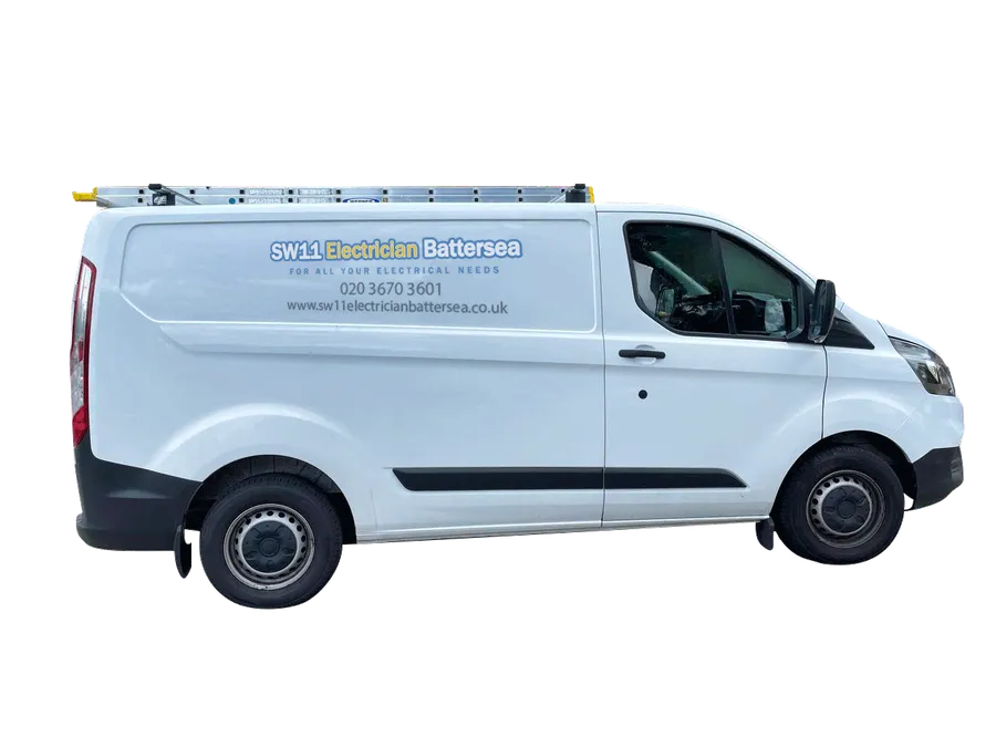 SW11 Electrician Battersea van